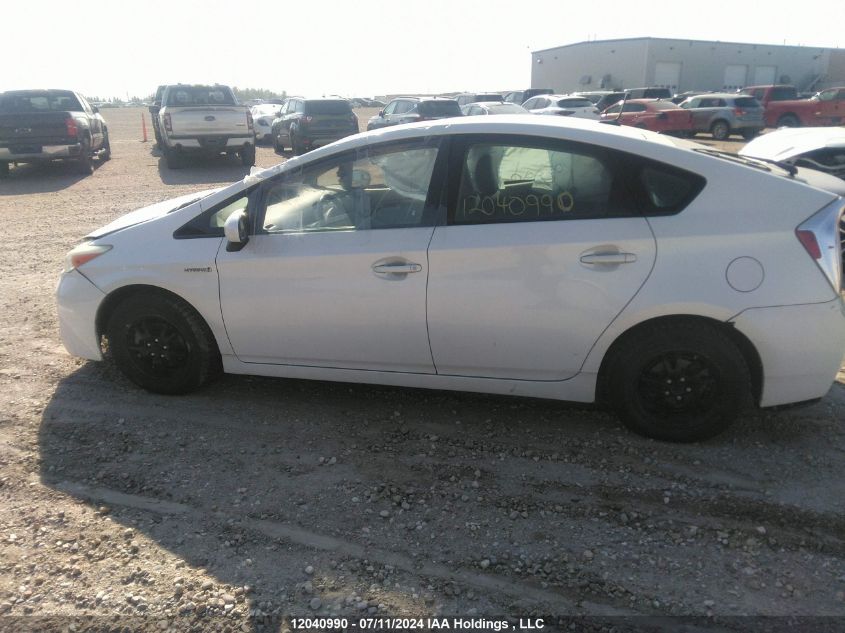 2013 Toyota Prius Four VIN: JTDKN3DU9D5543896 Lot: 12040990