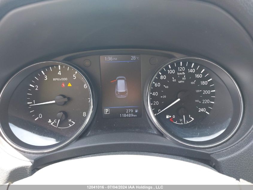 2018 Nissan Rogue Sv/Sl VIN: 5N1AT2MV6JC812752 Lot: 12041016