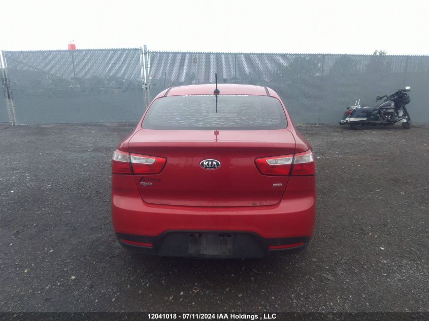 2014 Kia Rio VIN: KNADM4A38E6393429 Lot: 12041018