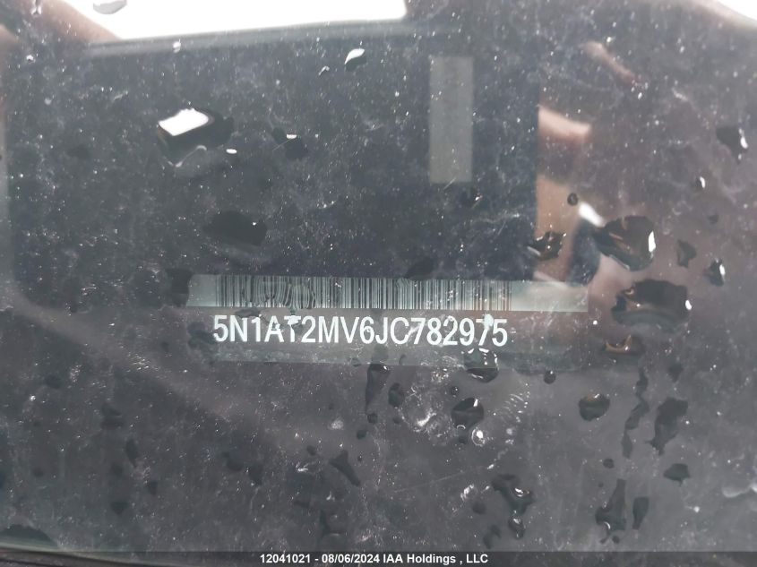 2018 Nissan Rogue VIN: 5N1AT2MV6JC782975 Lot: 12041021