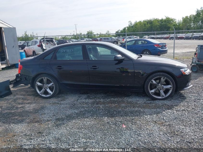 2013 Audi A4 VIN: WAUBFCFL4DN012815 Lot: 12041037