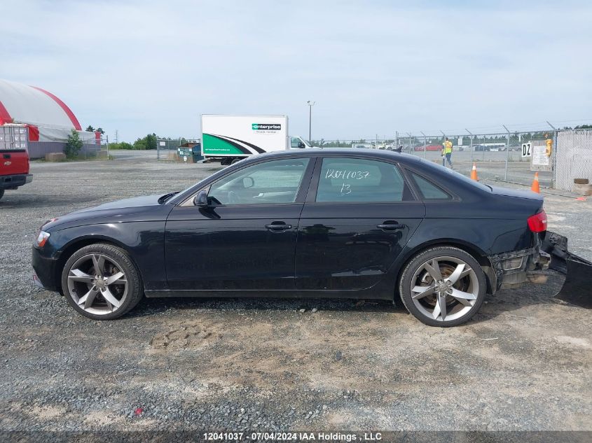 2013 Audi A4 VIN: WAUBFCFL4DN012815 Lot: 12041037