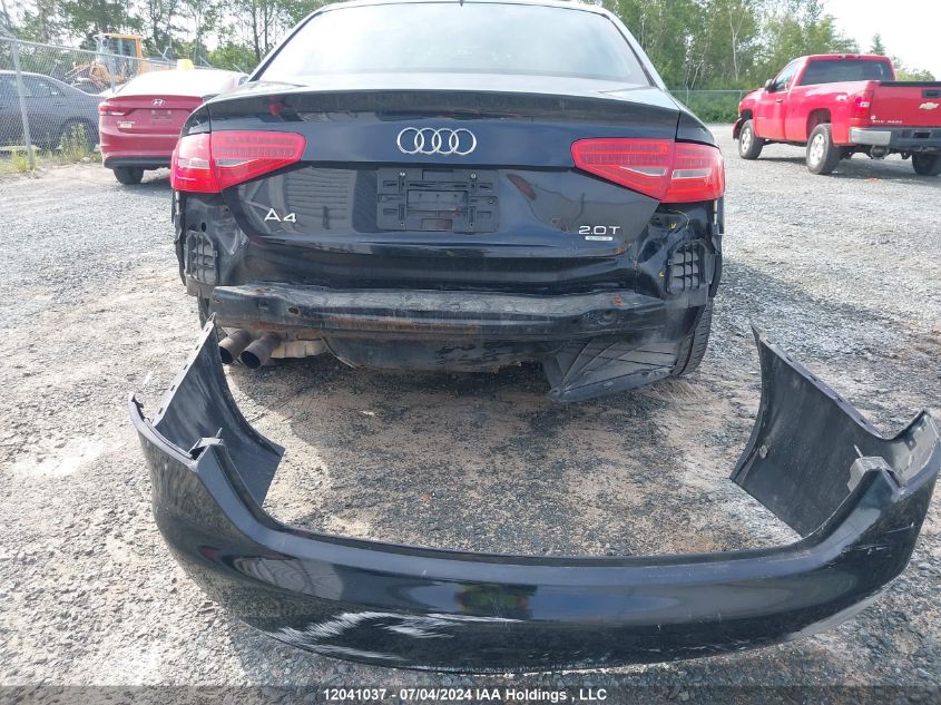 2013 Audi A4 VIN: WAUBFCFL4DN012815 Lot: 12041037