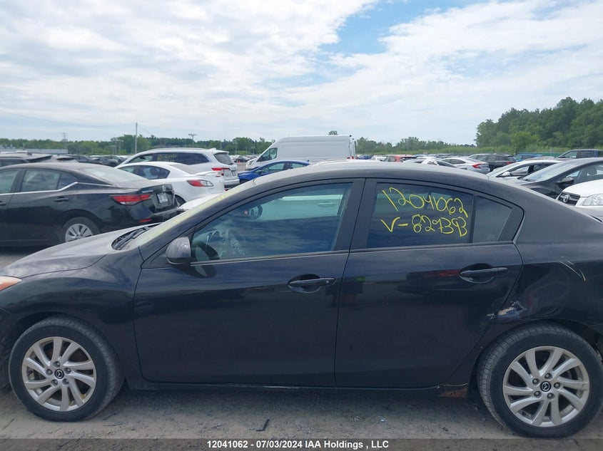 2013 Mazda 3 I VIN: JM1BL1UF8D1827393 Lot: 12041062