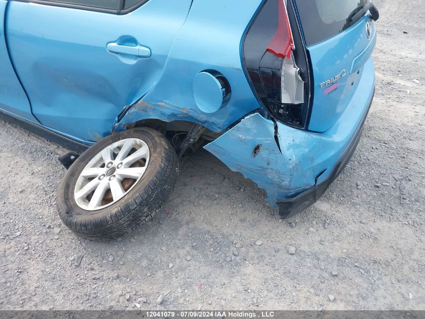 2017 Toyota Prius VIN: JTDKDTB39H1594681 Lot: 12041079