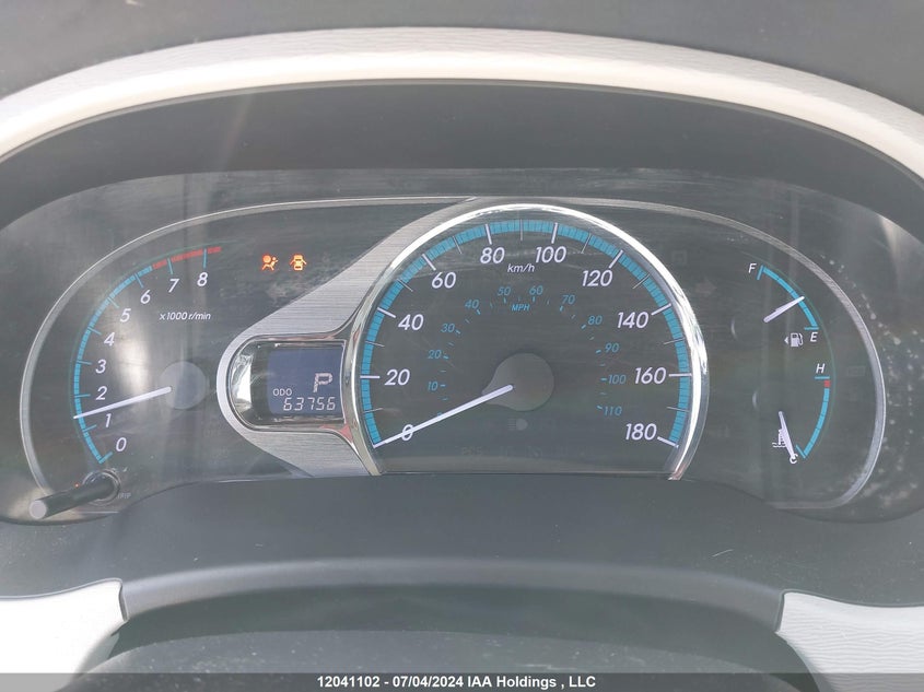 2014 Toyota Sienna Xle/Limited VIN: 5TDDK3DC4ES087164 Lot: 12041102