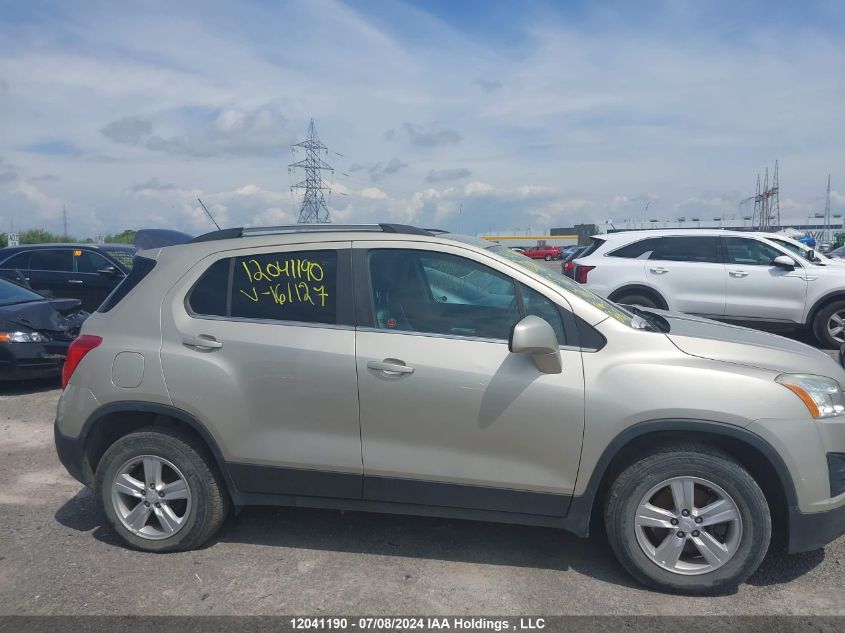 2015 Chevrolet Trax VIN: 3GNCJSSB5FL161127 Lot: 12041190