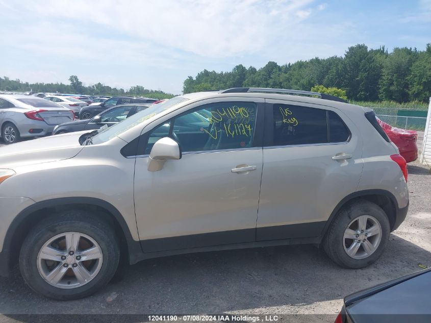 2015 Chevrolet Trax VIN: 3GNCJSSB5FL161127 Lot: 12041190