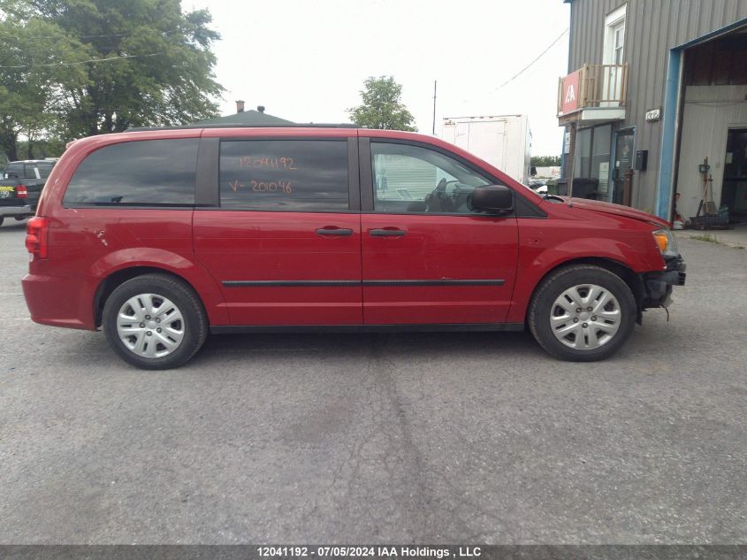 2016 Dodge Grand Caravan Se/Sxt VIN: 2C4RDGBGXGR201046 Lot: 12041192