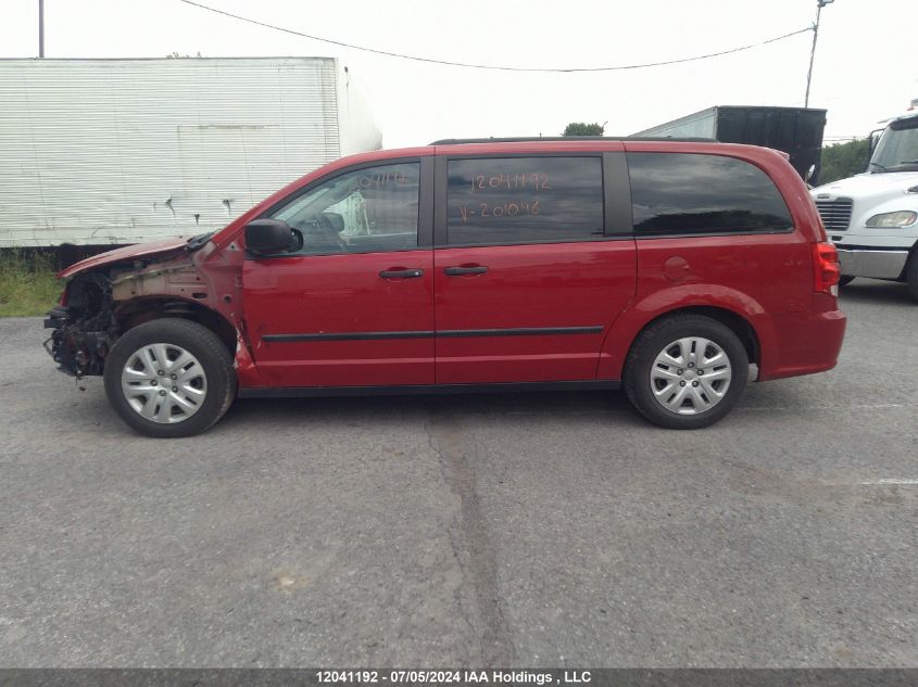 2016 Dodge Grand Caravan Se/Sxt VIN: 2C4RDGBGXGR201046 Lot: 12041192
