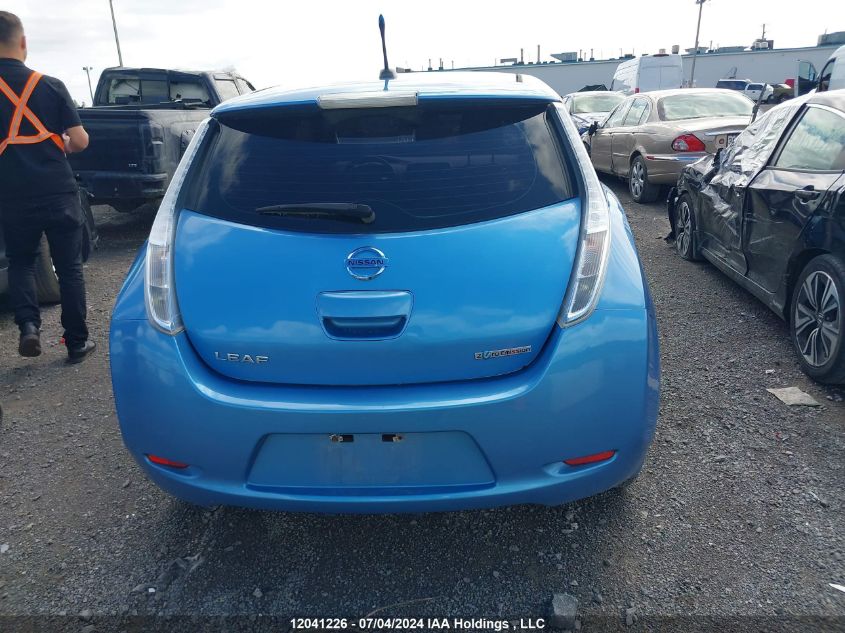 2013 Nissan Leaf S/Sv/Sl VIN: 1N4AZ0CP3DC424382 Lot: 12041226