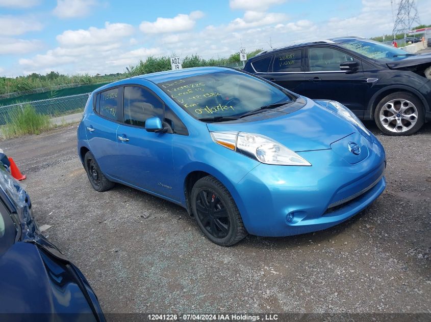 2013 Nissan Leaf S/Sv/Sl VIN: 1N4AZ0CP3DC424382 Lot: 12041226
