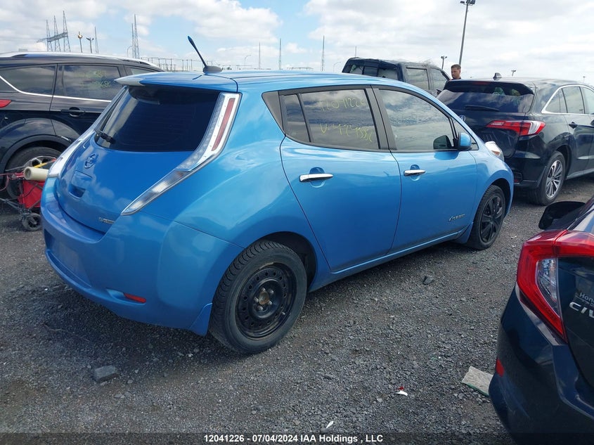 2013 Nissan Leaf S/Sv/Sl VIN: 1N4AZ0CP3DC424382 Lot: 12041226