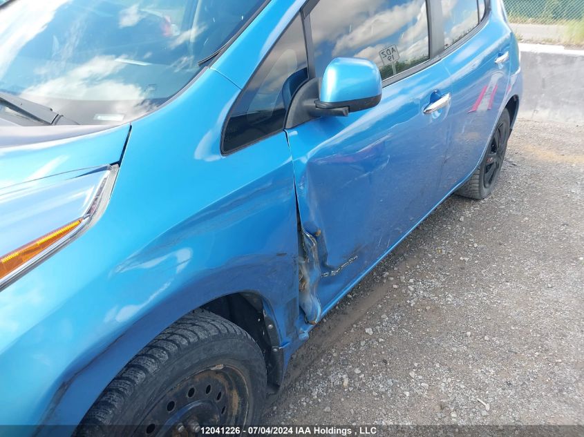 2013 Nissan Leaf S/Sv/Sl VIN: 1N4AZ0CP3DC424382 Lot: 12041226