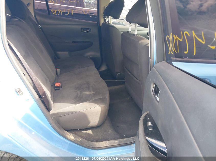 2013 Nissan Leaf S/Sv/Sl VIN: 1N4AZ0CP3DC424382 Lot: 12041226