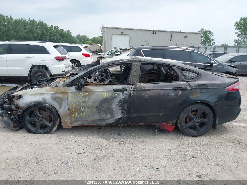 2013 Ford Fusion Se VIN: 3FA6P0H91DR186507 Lot: 12041250