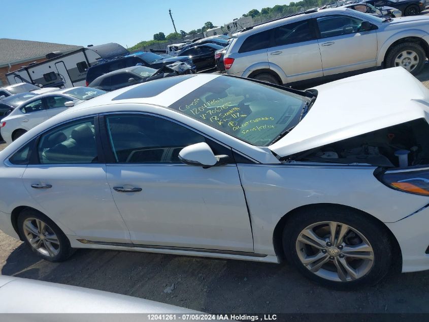 2018 Hyundai Sonata Sport/Limited/Sel VIN: 5NPE34AF7JH706765 Lot: 12041261