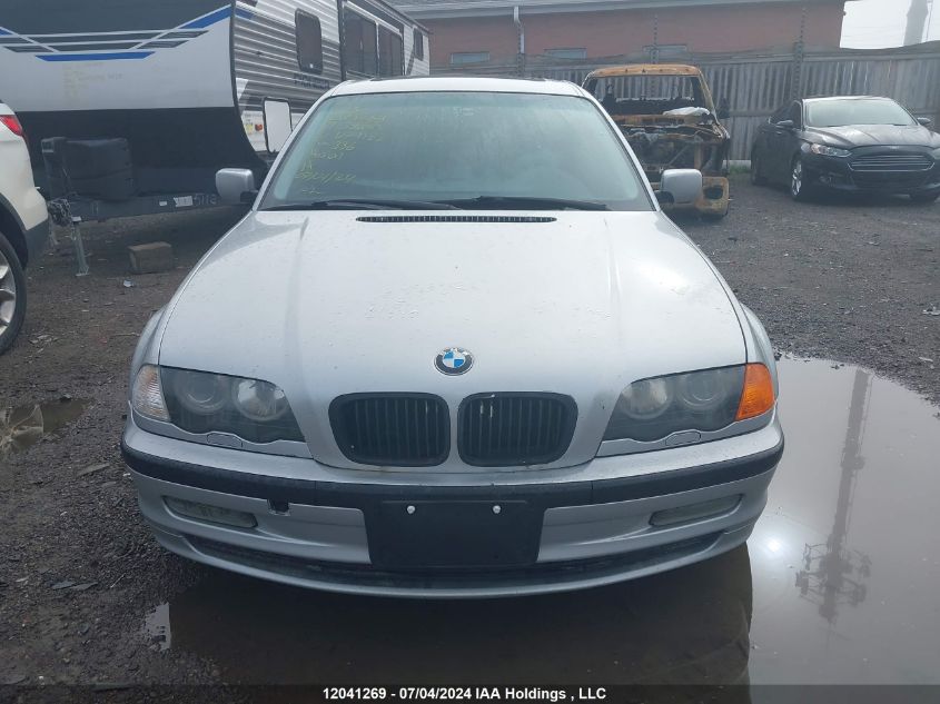 2001 BMW 3 Series 325I VIN: WBAAV33401FU79182 Lot: 12041269