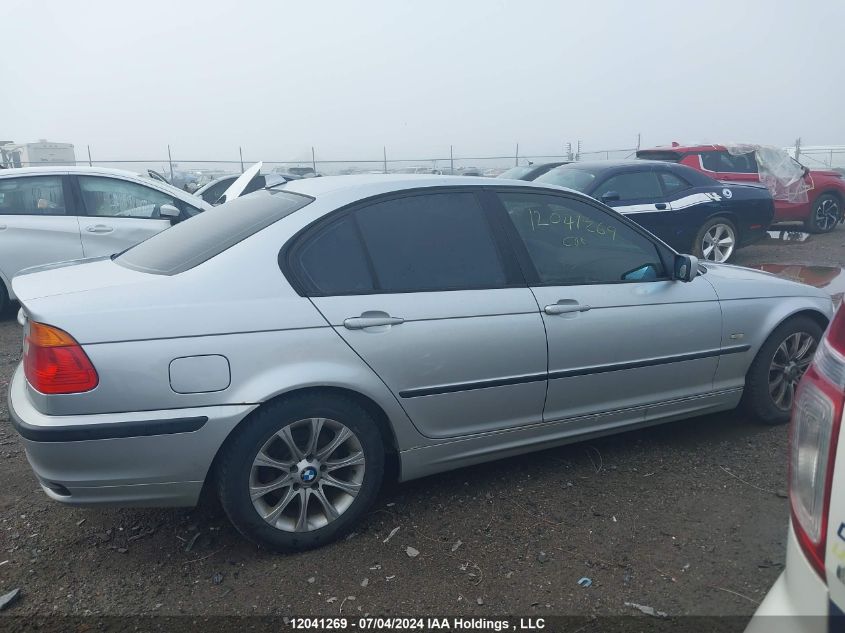 2001 BMW 3 Series 325I VIN: WBAAV33401FU79182 Lot: 12041269