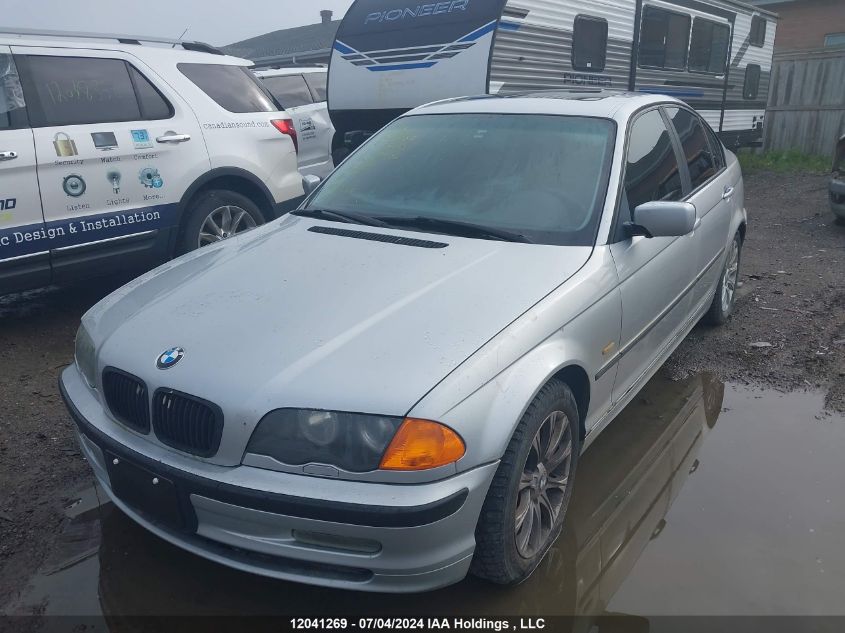 2001 BMW 3 Series 325I VIN: WBAAV33401FU79182 Lot: 12041269