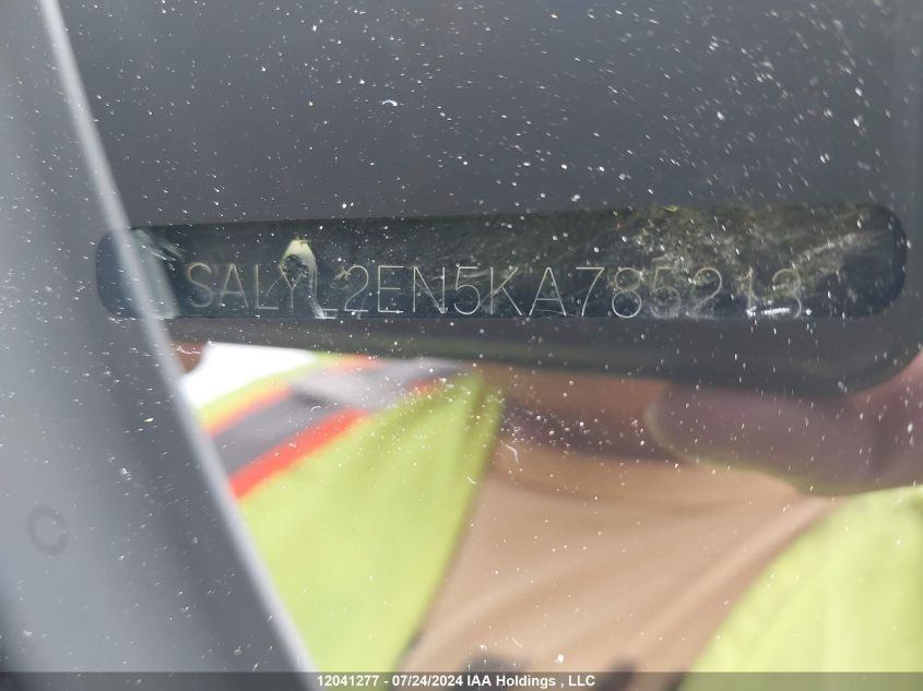 2019 Land Rover Range Rover Velar VIN: SALYL2EN5KA785213 Lot: 12041277