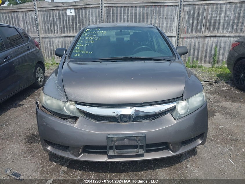 2009 Honda Civic Sdn VIN: 2HGFA16299H008131 Lot: 12041293