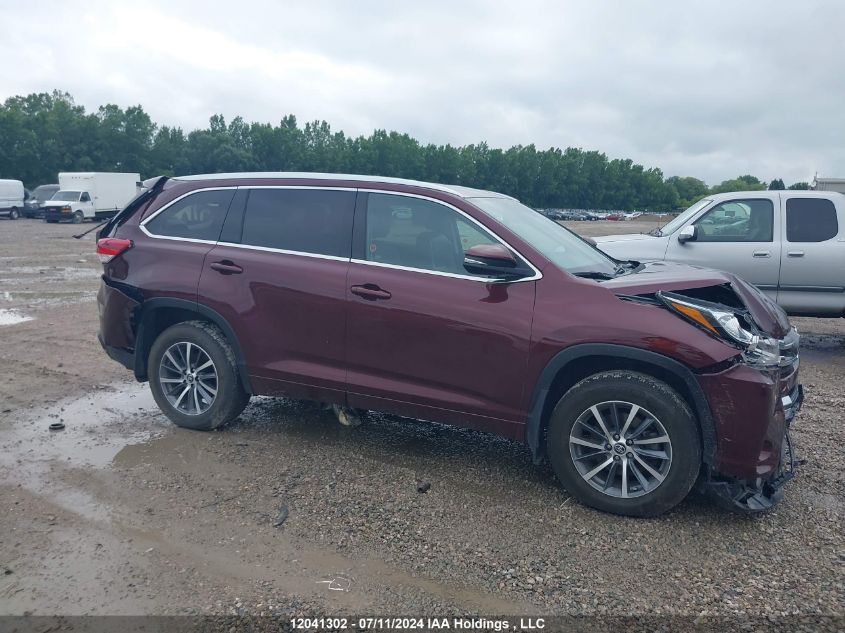 2018 Toyota Highlander Se/Xle VIN: 5TDJZRFH2JS913224 Lot: 12041302