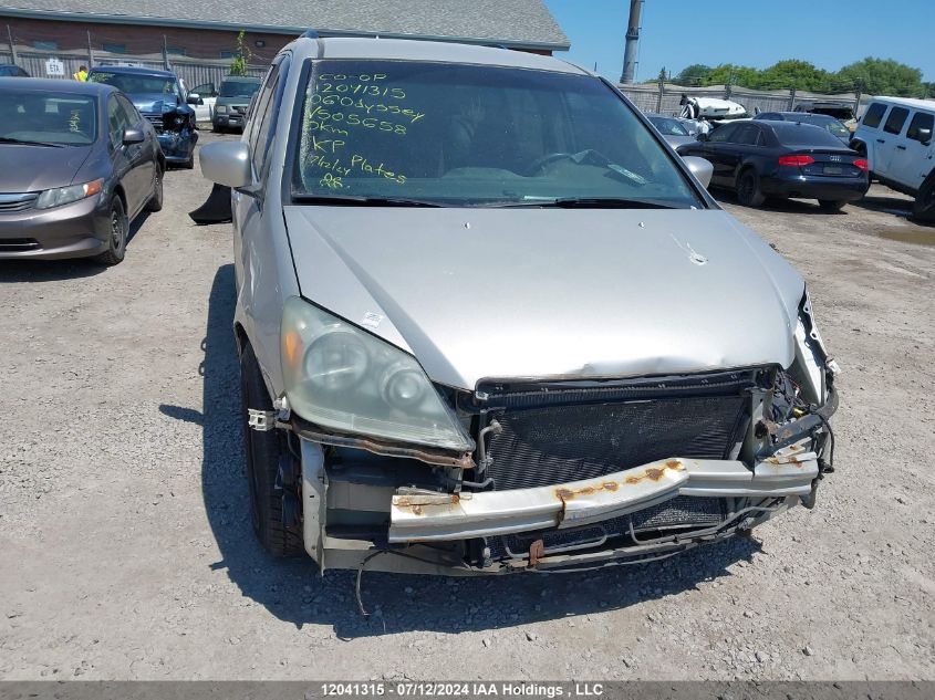 2006 Honda Odyssey VIN: 5FNRL38416B505658 Lot: 12041315