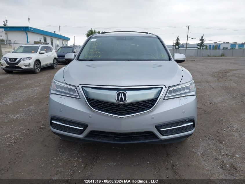 2014 Acura Mdx VIN: 5FRYD4H80EB505682 Lot: 12041319