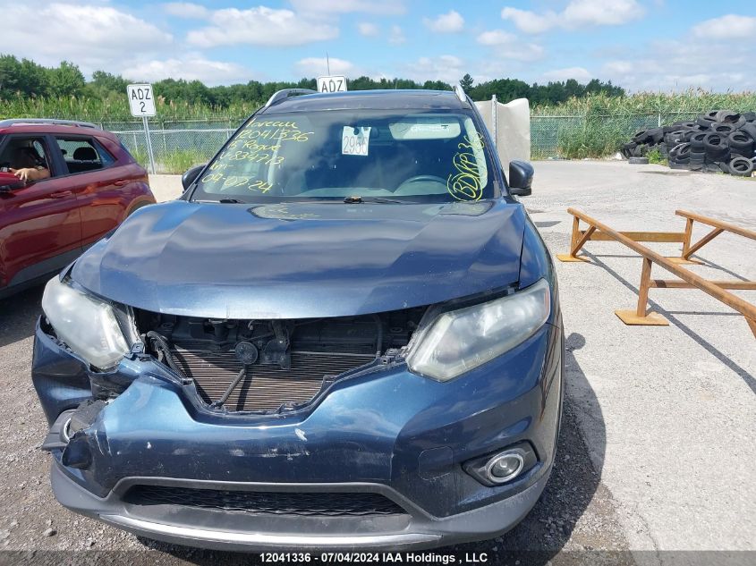 2015 Nissan Rogue VIN: 5N1AT2MV8FC834713 Lot: 12041336
