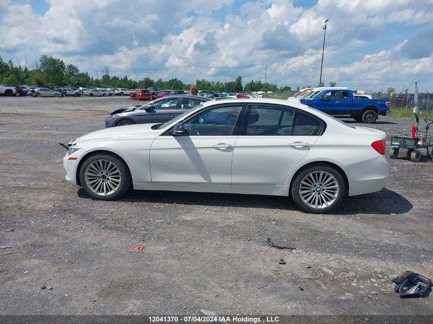 2014 BMW 3 Series VIN: WBA3C3C59EF985879 Lot: 12041370