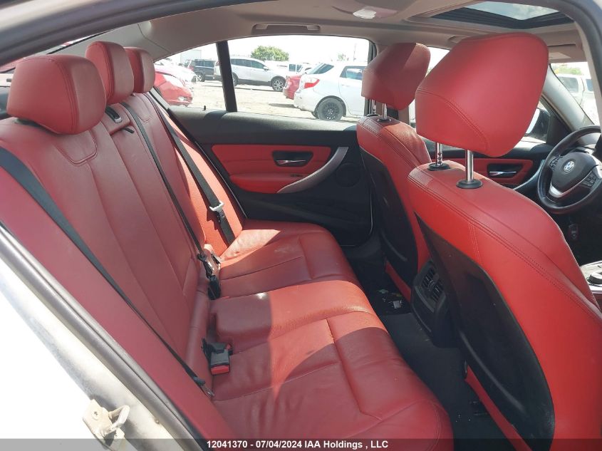 2014 BMW 3 Series VIN: WBA3C3C59EF985879 Lot: 12041370