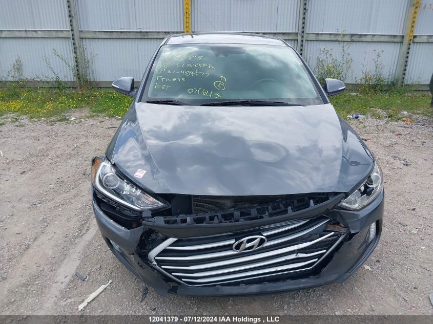 2018 Hyundai Elantra Gls VIN: KMHD84LF4JU484973 Lot: 12041379
