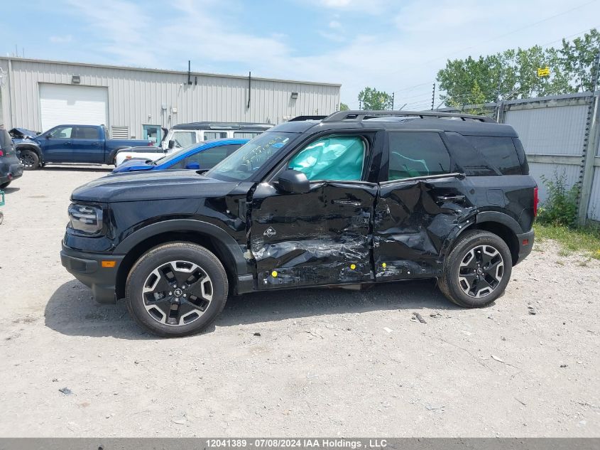 2023 Ford Bronco Sport Outer Banks VIN: 3FMCR9C64PRD27899 Lot: 12041389