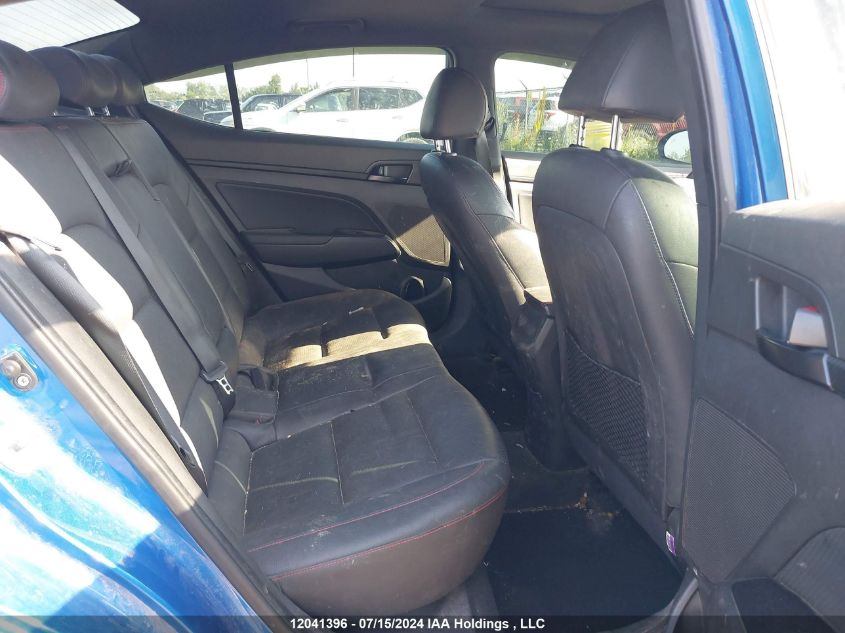 2018 Hyundai Elantra Sport Tech VIN: KMHD04LB8JU460020 Lot: 12041396