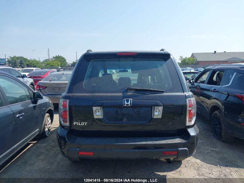 2007 Honda Pilot VIN: 5FNYF28107B500360 Lot: 12041415