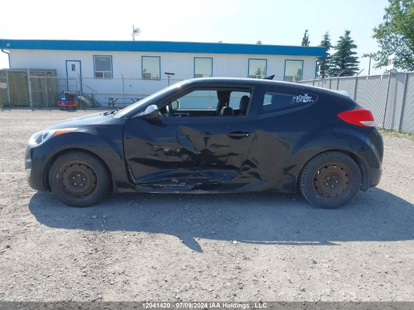 2012 Hyundai Veloster VIN: KMHTC6AD6CU071818 Lot: 12041420