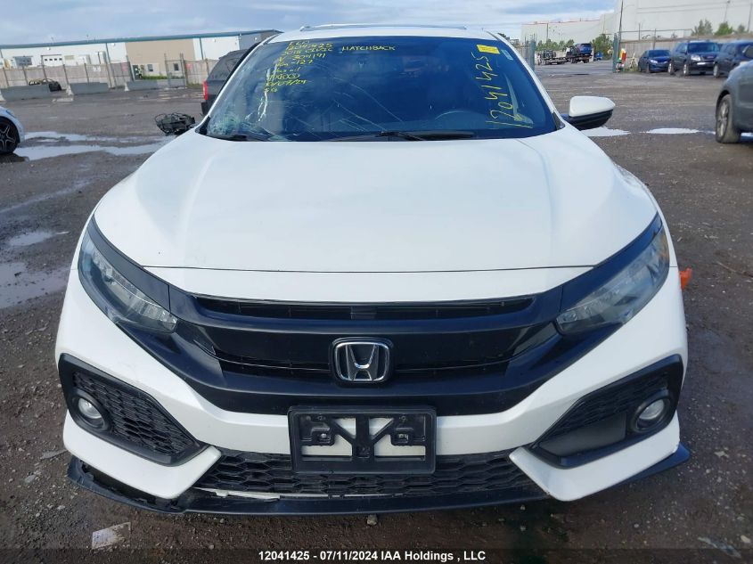 2018 Honda Civic Hatchback VIN: SHHFK7H94JU304191 Lot: 12041425