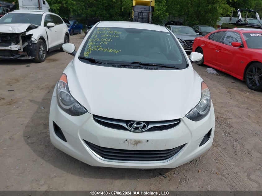 2013 Hyundai Elantra VIN: 5NPDH4AE9DH442666 Lot: 12041430