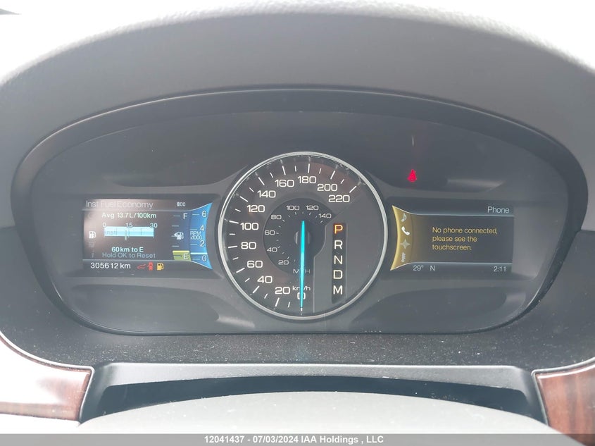 2011 Ford Edge Limited VIN: 2FMDK4KC0BBA03889 Lot: 12041437