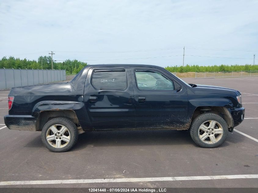 2013 Honda Ridgeline VIN: 5FPYK1F58DB501612 Lot: 12041448