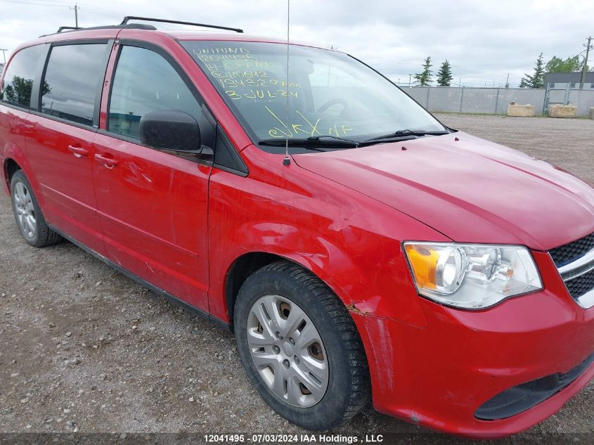 2014 Dodge Grand Caravan Se VIN: 2C4RDGBG2ER110642 Lot: 12041495