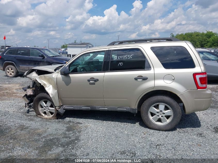 2010 Ford Escape Xlt VIN: 1FMCU9DG0AKB87240 Lot: 12041535