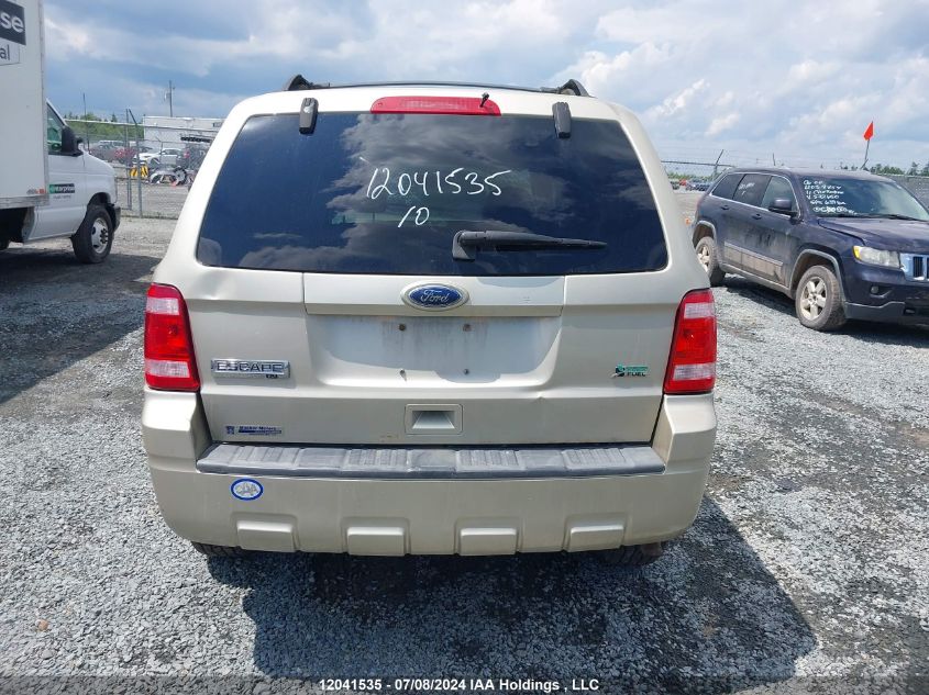 2010 Ford Escape Xlt VIN: 1FMCU9DG0AKB87240 Lot: 12041535