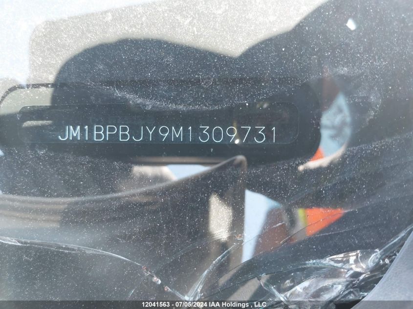 2021 Mazda Mazda3 Sport VIN: JM1BPBJY9M1309731 Lot: 12041563