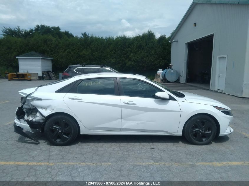 2022 Hyundai Elantra Preferred Ivt With Sun And Tech Package VIN: KMHLM4AG5NU248390 Lot: 12041566