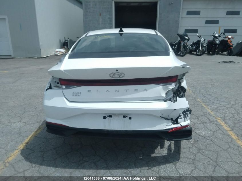 2022 Hyundai Elantra Preferred Ivt With Sun And Tech Package VIN: KMHLM4AG5NU248390 Lot: 12041566