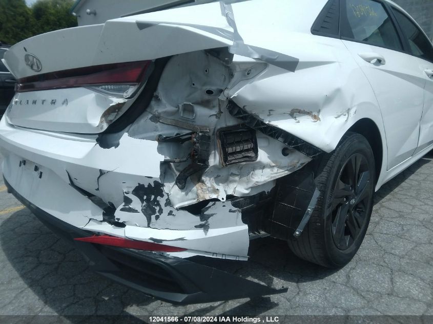 2022 Hyundai Elantra Preferred Ivt With Sun And Tech Package VIN: KMHLM4AG5NU248390 Lot: 12041566