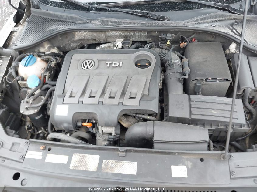 2012 Volkswagen Passat VIN: 1VWCN7A33CC078028 Lot: 12041567