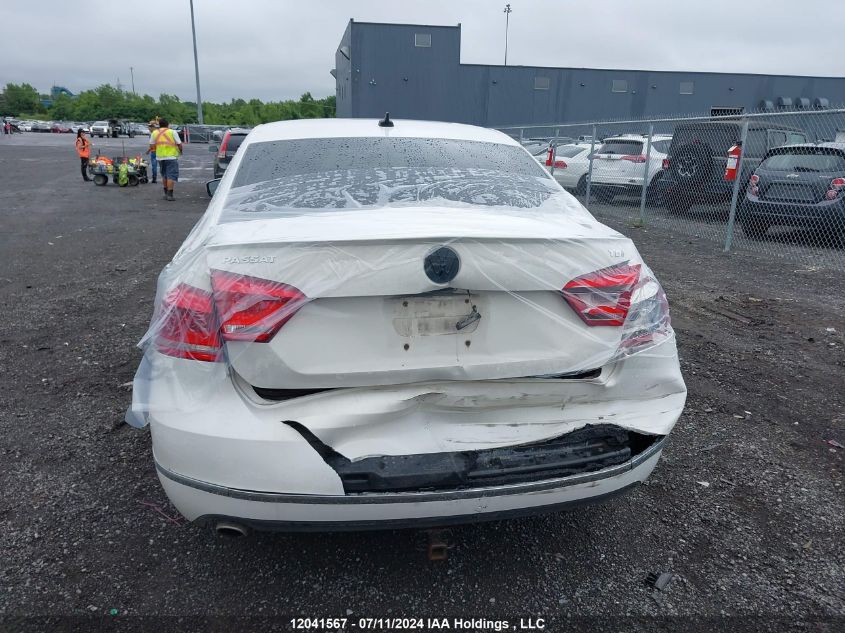 2012 Volkswagen Passat VIN: 1VWCN7A33CC078028 Lot: 12041567